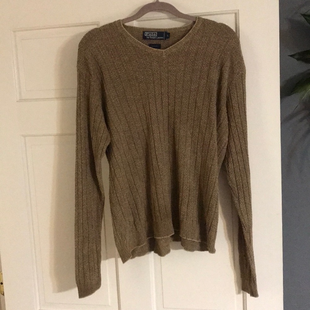 Large Polo by Ralph Lauren SILK sweater